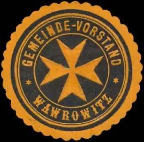 Gemeinde-Vorstand Wawrowitz