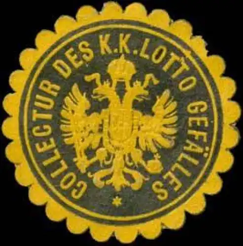 Collectur des K.K. Lotto gefÃ¤lles