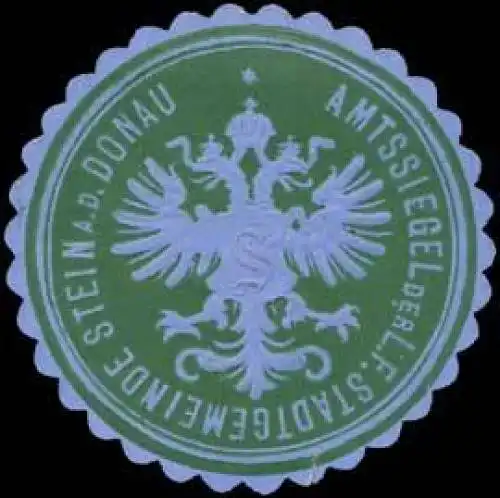 Amtssiegel der L.F. Stadtgemeinde Stein an der Donau