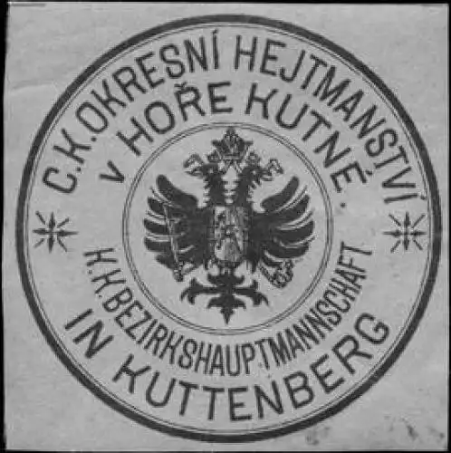 K.K. Bezirkshauptmannschaft in Kuttenberg
