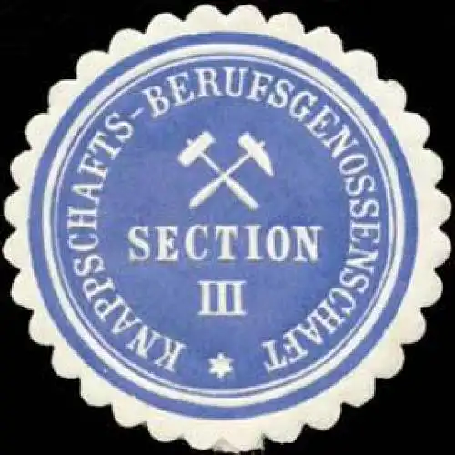 Knappschafts-Berufsgenossenschaft Section III