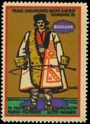 Bulgare - Tracht in Bulgarien