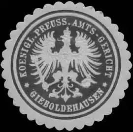 K.Pr. Amts-Gericht Gieboldehausen