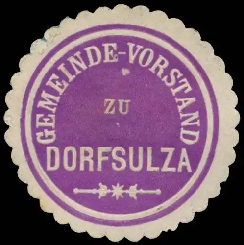 Gemeinde-Vorstand zu Dorfsulza