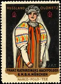 Russland Olonetz Tracht