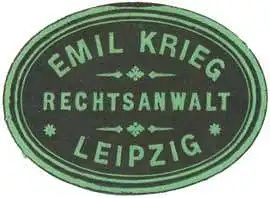 Rechtsanwalt Emil Krieg