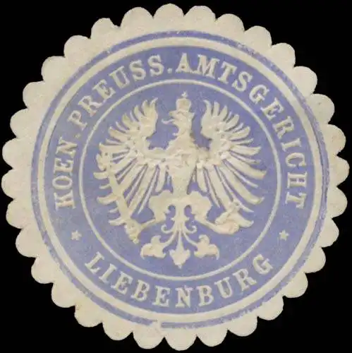 K. Pr. Amtsgericht Liebenburg