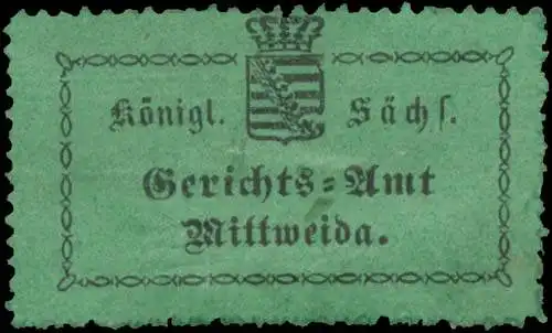 K.S. Gerichtsamt Mittweida