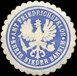 Amt Friedrichsfelde-Kreis Nieder-Barnim