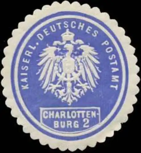 K. Deutsches Postamt Charlottenburg 2