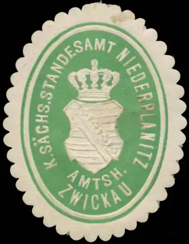 K.S. Standesamt Niederplanitz