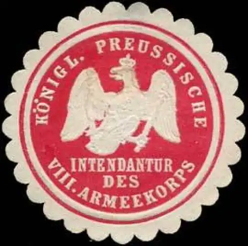 K.Pr. Intendantur des VIII. Armeekorps