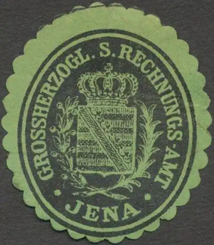 Gr. S. Rechnungs-Amt Jena