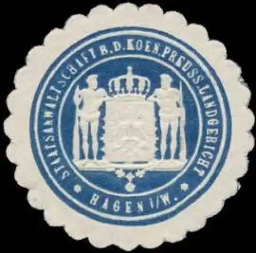 Staatsanwaltschaft b. d. K. Pr. Landgericht Hagen