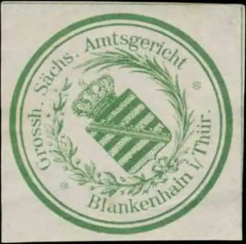 Gr. S. Amtsgericht Blankenhain i. ThÃ¼ringen