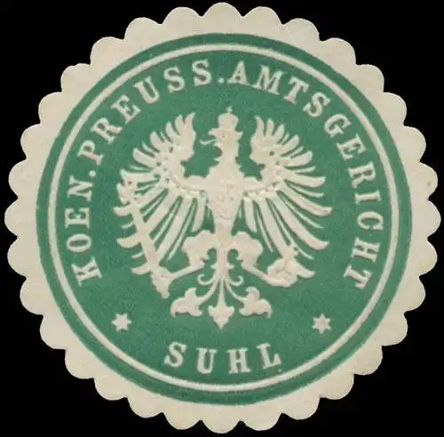 K.Pr. Amtsgericht Suhl