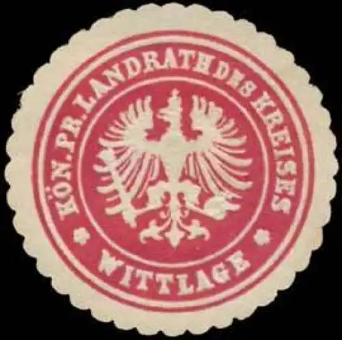 K.Pr. Landrath des Kreises Wittlage