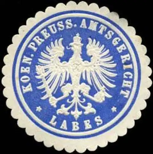 K. Pr. Amtsgericht - Labes/Pommern