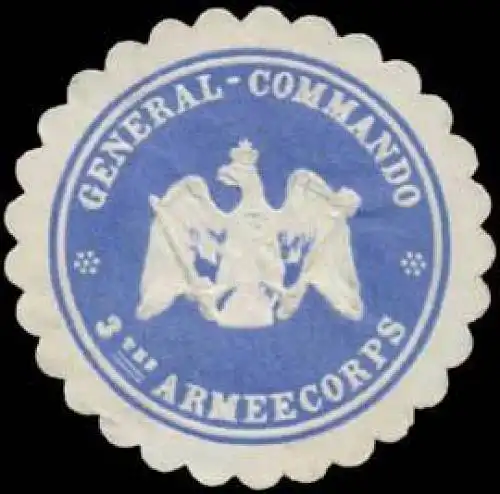 General-Commando 3tes Armeecorps