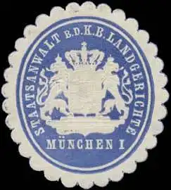 Staatsanwalt b.d. K. Bayer. Landgerichte München I