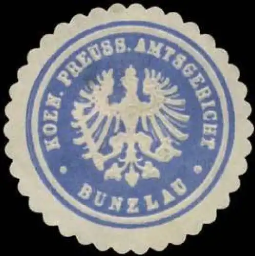 K.Pr. Amtsgericht Bunzlau