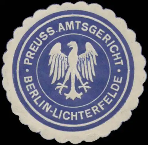 Pr. Amtsgericht Berlin-Lichterfelde