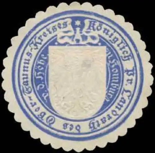 K.Pr. Landrath des Ober-Taunus-Kreises
