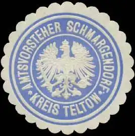 Amtsvorsteher Schmargendorf Kreis Teltow
