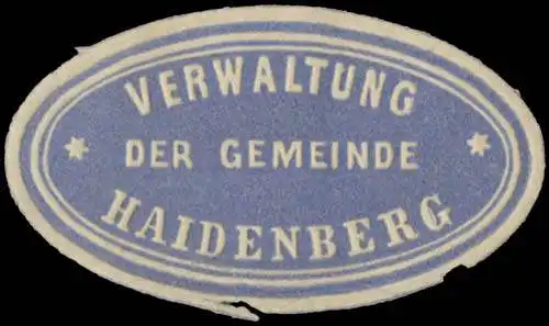 Verwaltung der Gemeinde Haidenberg