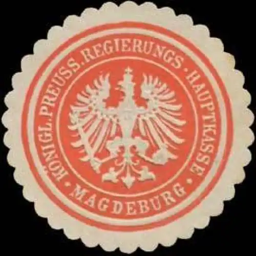 K.Pr. Regierungs-Hauptkasse Magdeburg