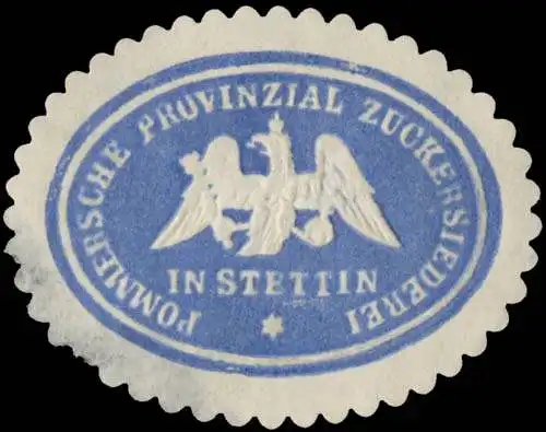 Pommersche Provinzial Zuckersiederei in Stettin