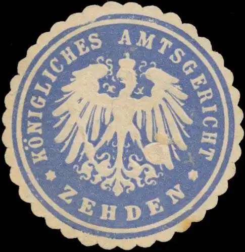 K. Amtsgericht Zehden