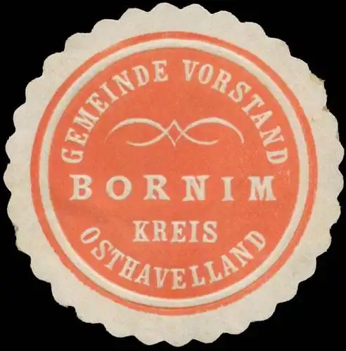 Gemeinde Vorstand Bornim Kreis Osthavelland