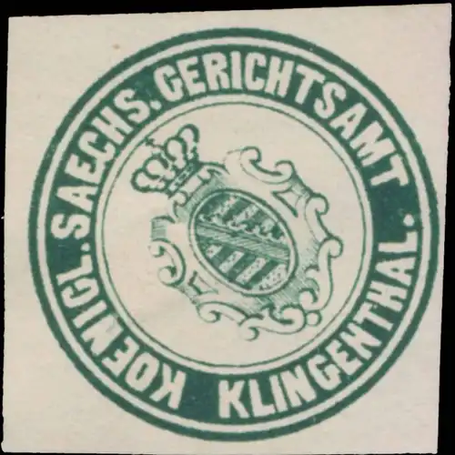 K.S. Gerichtsamt Klingenthal