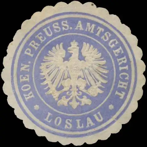 K. Pr. Amtsgericht Loslau