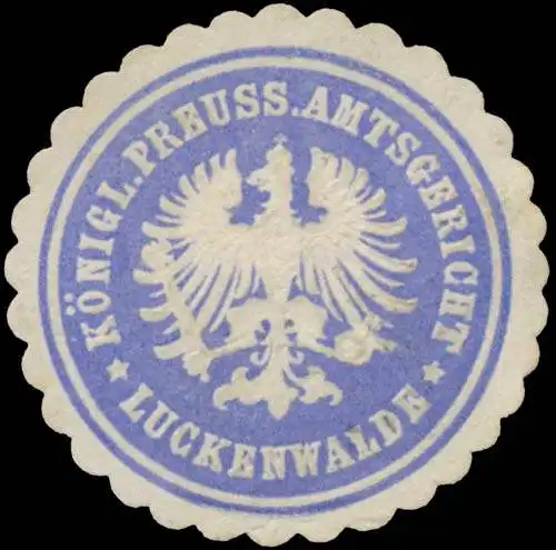 K. Pr. Amtsgericht Luckenwalde