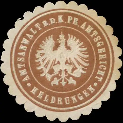 Amtsanwalt b.d. K.Pr. Amtsgericht Heldrungen