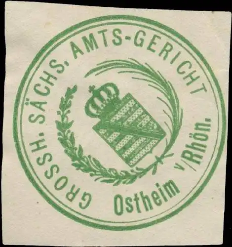 Gr. S. Amtsgericht Ostheim/Röhn