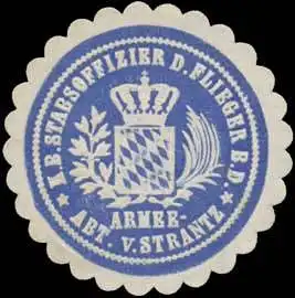 K. Bayer. Stabsoffizier der Flieger b.d. Armeeabteilung von Strantz