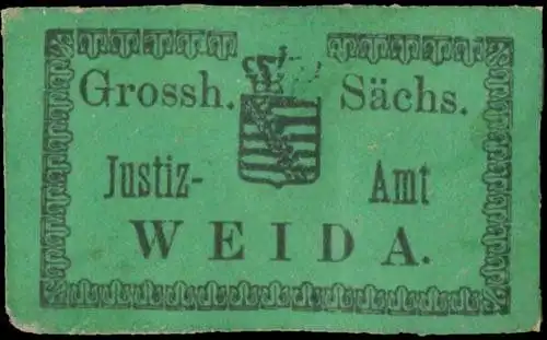 Gr. S. Justizamt Weida