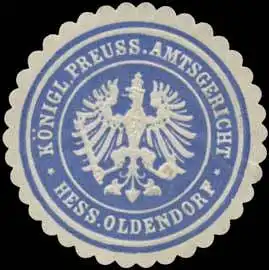 K.Pr. Amtsgericht Hess. Oldendorf