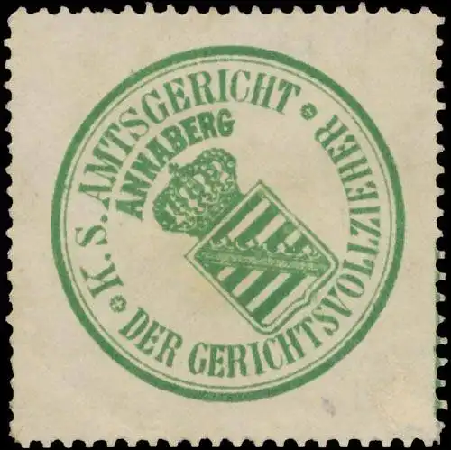 Der Gerichtsvollzieher K.S. Amtsgericht Annaberg