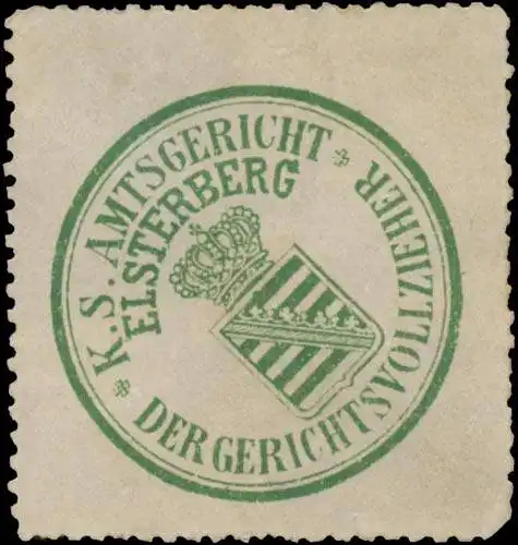 Der Gerichtsvollzieher K.S. Amtsgericht Elsterberg