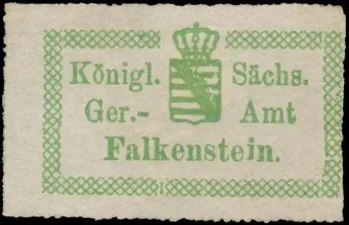 K.S. Gerichtsamt Falkenstein