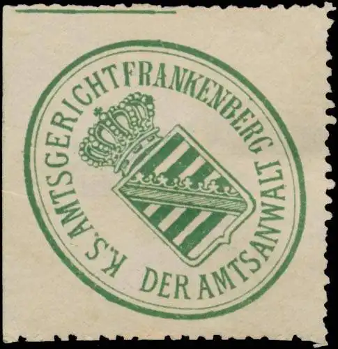 Der Amtsanwalt K.S. Amtsgericht Frankenberg
