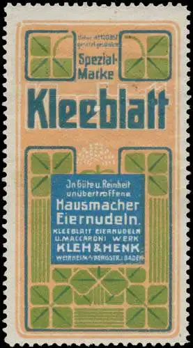 Kleeblatt - Hausmacher Eiernudeln