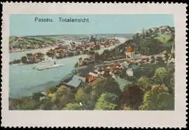 Totalansicht von Passau