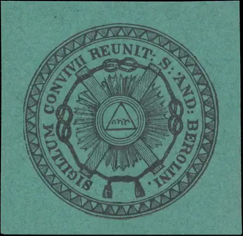 Sigillum conventii reunt s. and. Berolini