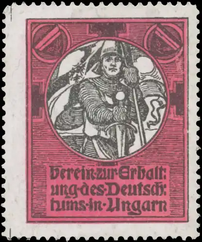 Krieger mit Fahne