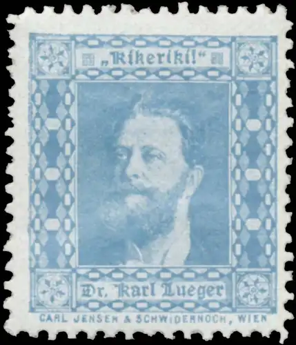 Dr. Karl Lueger - Kikeriki Satirezeitschrift